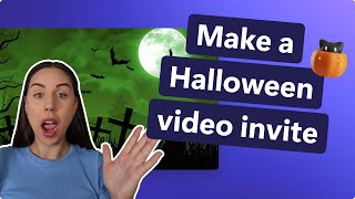 How to make a Halloween party video invitation