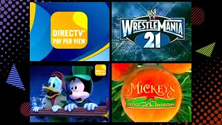 Retro 2004 - DIRECTV PPV Holiday Promos Countdown - Mickey's Twice Upon a Christmas - TV History