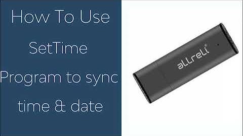 How To - Time & Date Setup for aLLreLi CP00341 USB Voice Recorder (PC & Macbook)