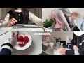 VLOG:テスト期間中VLOG.新しい洋服.スタバ.ひたすら勉強.マック.かわいいシール?˚✧₊⁎📚🌟