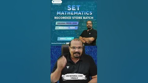 Kerala SET(Mathematics) Store Batch (Recorded) #SETExam #mathematics  #unacademy