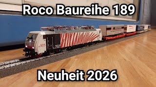 Roco H0 189 905 RTC / Lokomotion - Vorstellung Baureihe 189 Siemens Zebra 7520176