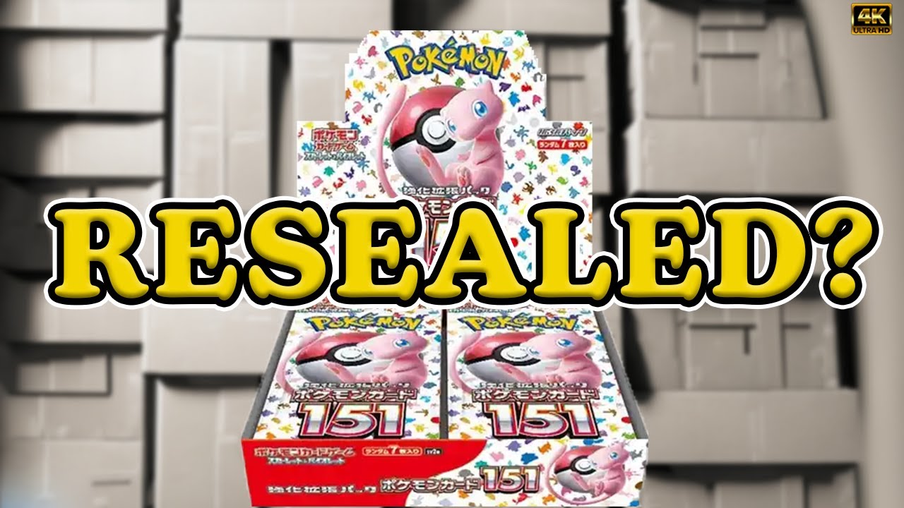 How Crooks Reseal Pokemon Booster Boxes and 2 Pokemon 151 Booster