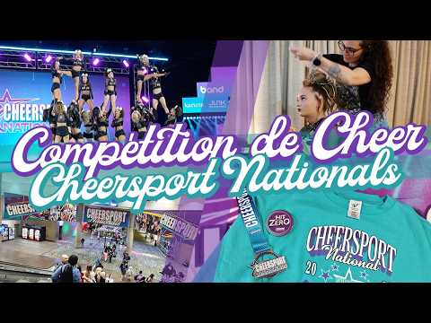 [NYCYLA VLOG] CHEER COMPETITION - HER FIRST CHEERSPORT NATIONALS 🤩