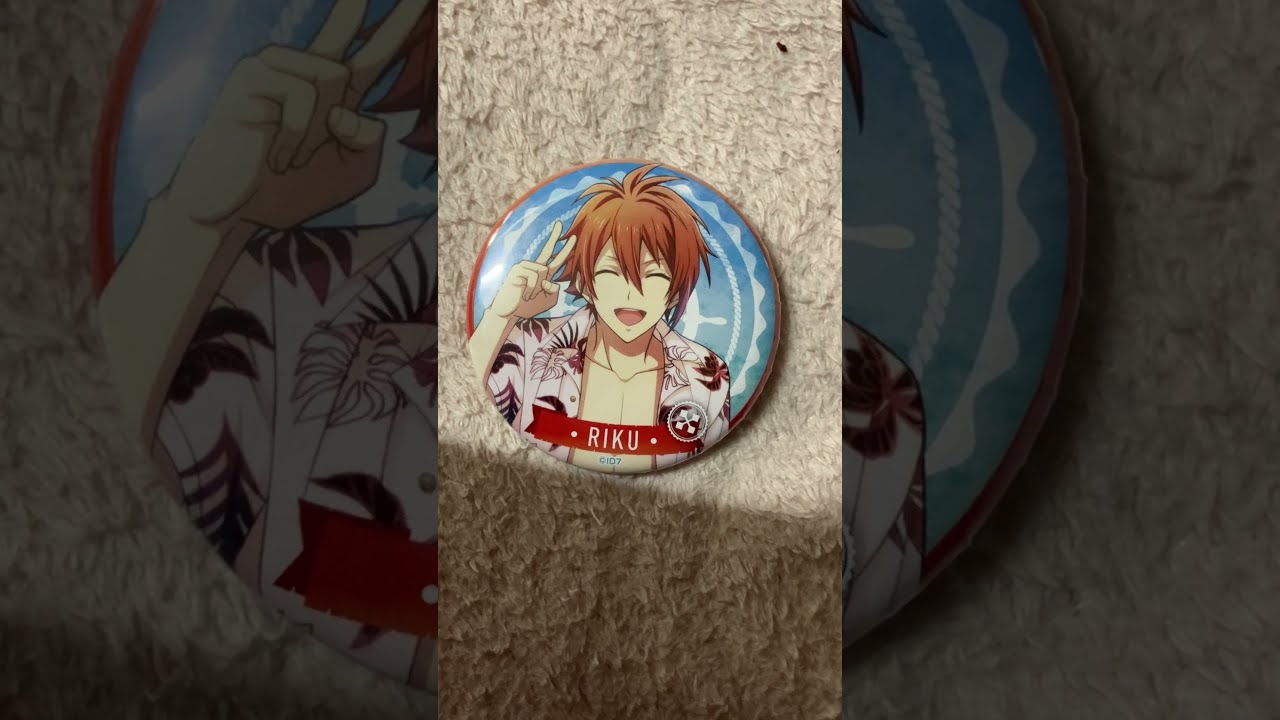 アイドリッシュセブン グッズ紹介 パート132 七瀬陸 缶バッジ #アイド