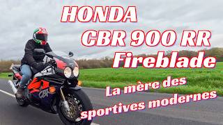 La HONDA CBR 900 RR firebalde d'Antho, la moto qui a dépassé toutes les autres à sa sortie !