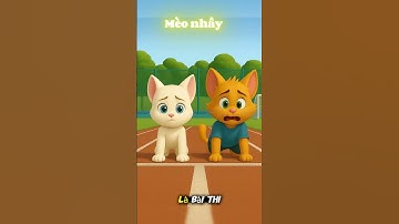 Mèo con thi đấu với anh kế xem ai giỏi nhất  #shorts #cat #catai #meow