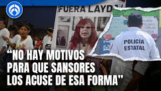 Layda Sansores llama canallas, corruptos y acosadores a policías destituidos por hacer paro