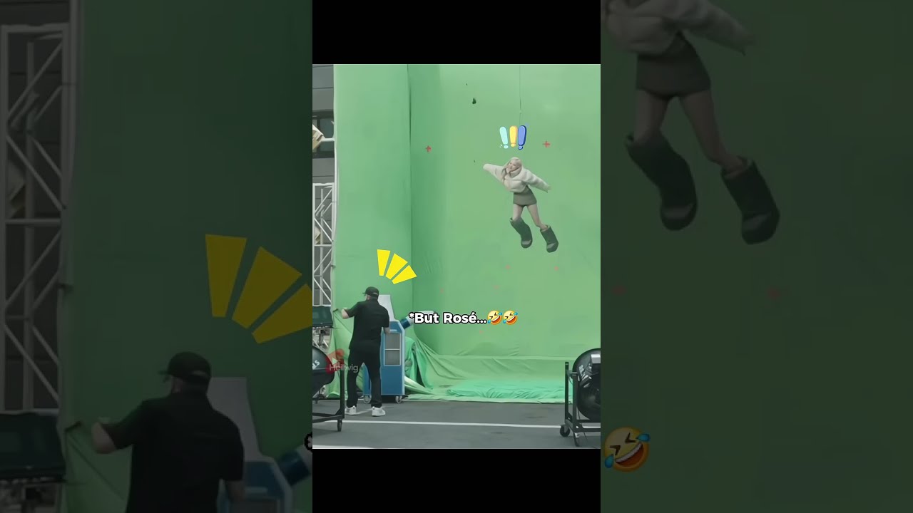 Mid-air Rosé going wild in 'Jump'!🤩🤩 #blackpink #jisoo #lisa #jennie