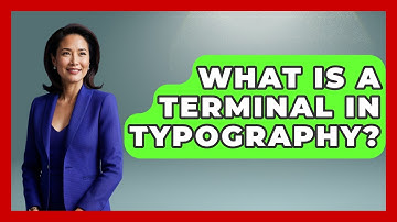 What Is A Terminal In Typography? - Graphic Design Nerd