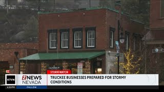 Truckee businesses prepared for stormy conditions