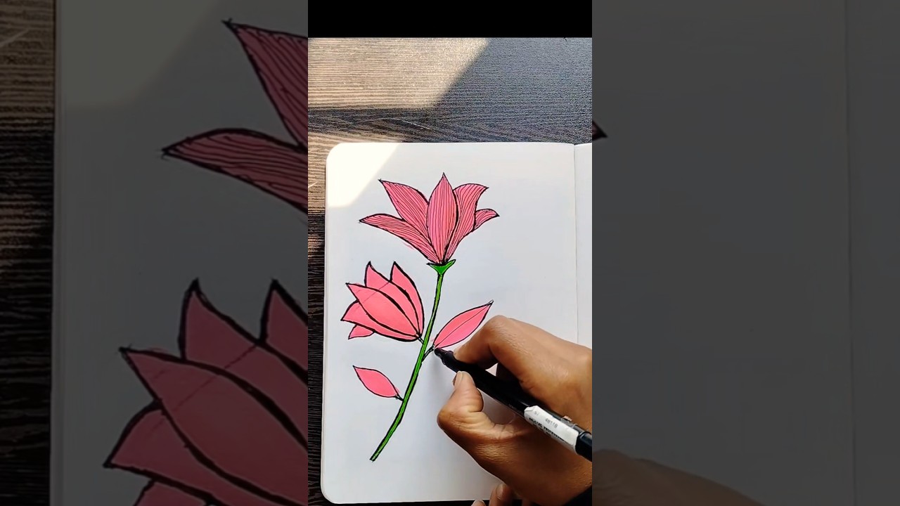 flower art| easy mandala flower art 