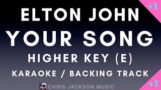 Miniatura del video "Your Song - Elton John / Boyce Avenue Higher Backing Track / Karaoke / Piano Instrumental"