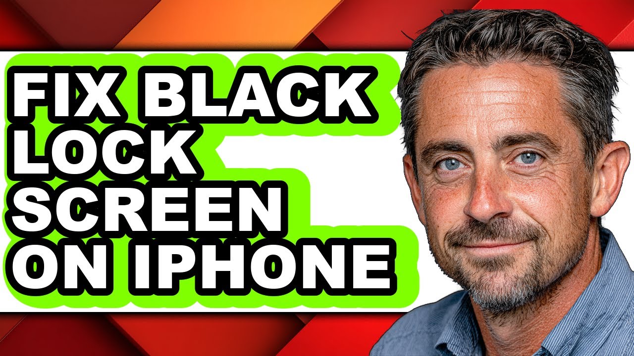 How to Fix Black Lock Screen on Iphone - Step by Step - YouTube