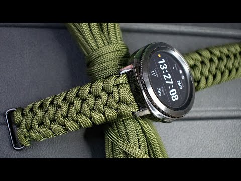 Pulsera paracord para reloj, muy fácil de