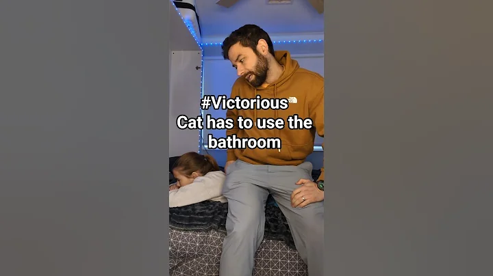 #victorious cat has to use the bathroom #funny #fatheranddaughter #comedy #samandcat