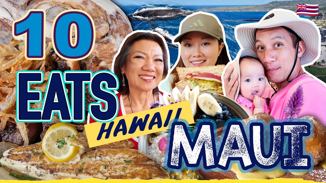 ULTIMATE WEST MAUI FOOD TOUR - 10 Lahaina Food Spots: Legendary HAWAII Eats & Best Cinnamon Rolls!