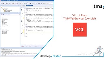 TMS VCL UI Pack: TAdvWebBrowser (beispiel) (GERMAN)