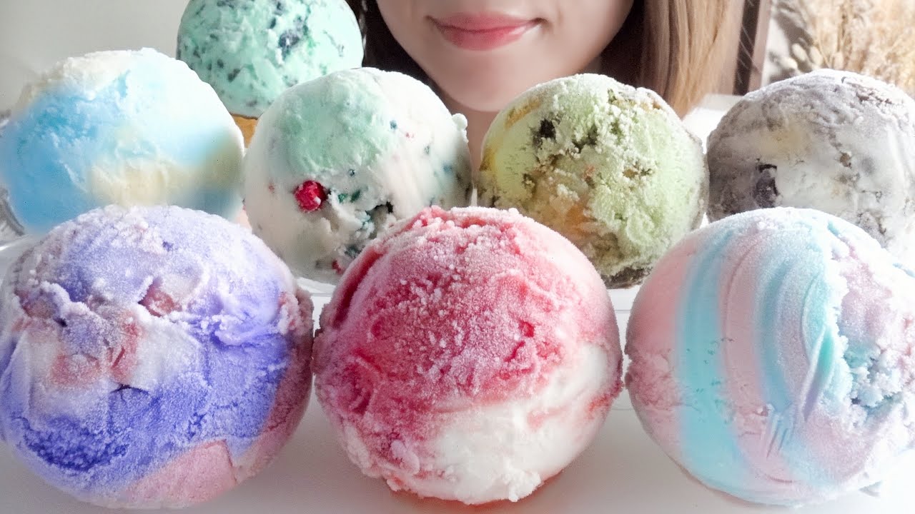 【咀嚼音】サーティワンアイスクリームを食べる【ASMR/EATINGSOUNDS】