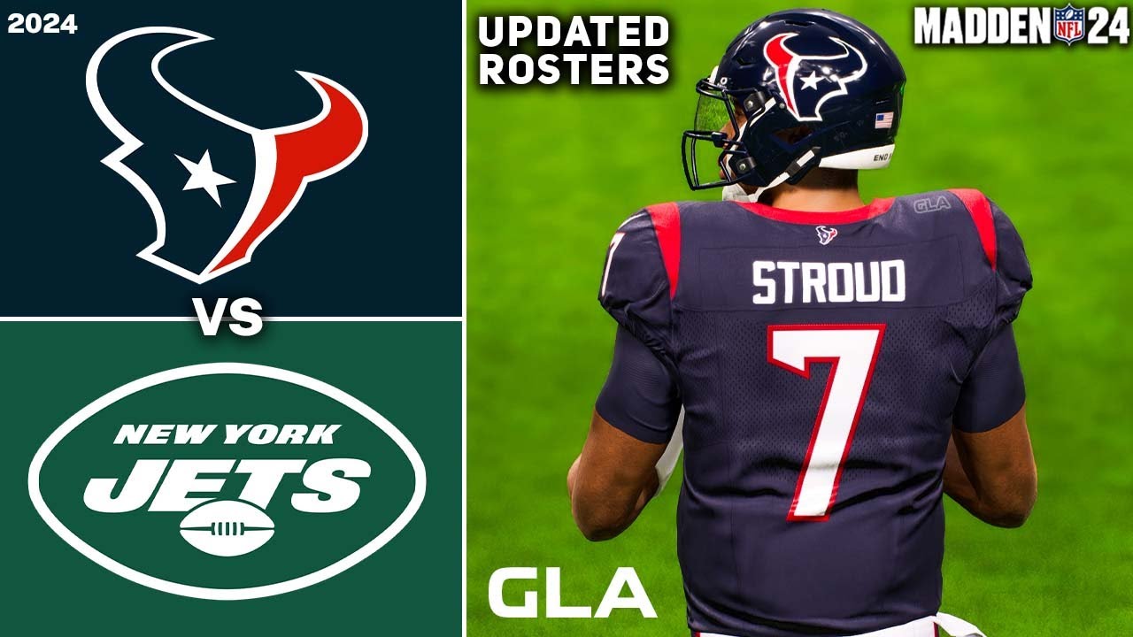 Texans vs. Jets Stefon Diggs, Cj Stroud, Aaron Rodgers 2024 2025