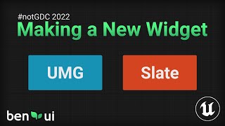 Creating a UMG/Slate Widget in Unreal Engine #notGDC screenshot 4