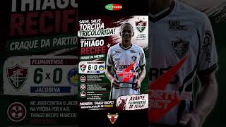 Thiago Recife foi escolhido o craque da partida no confronto entre o Fluminense de Feira e Jacobina