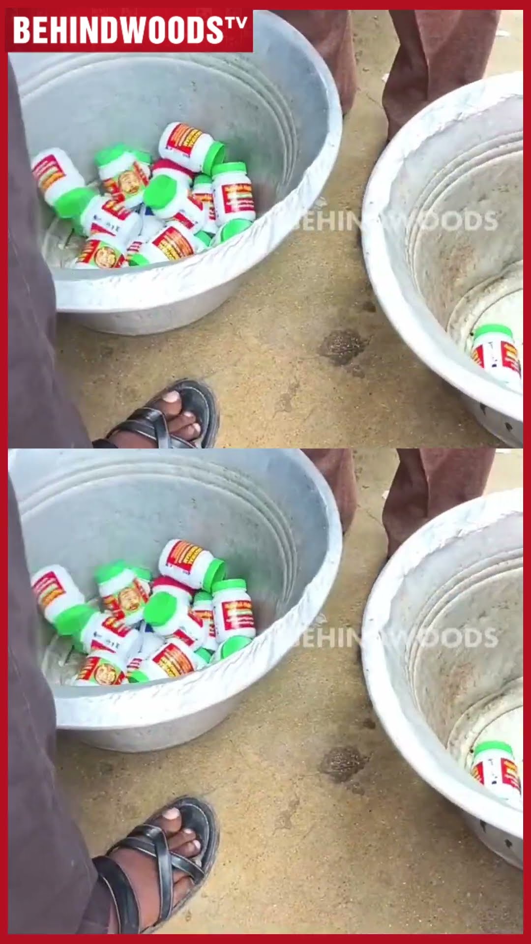 'இப்படியா காசு சம்பாரிக்கணும்?' ? பஞ்சாமிர்த பாட்டிலை பறக்க விட்ட பெண் அதிகாரி