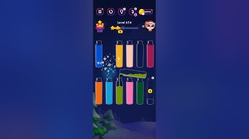 water sort puzzle - Get color level 674