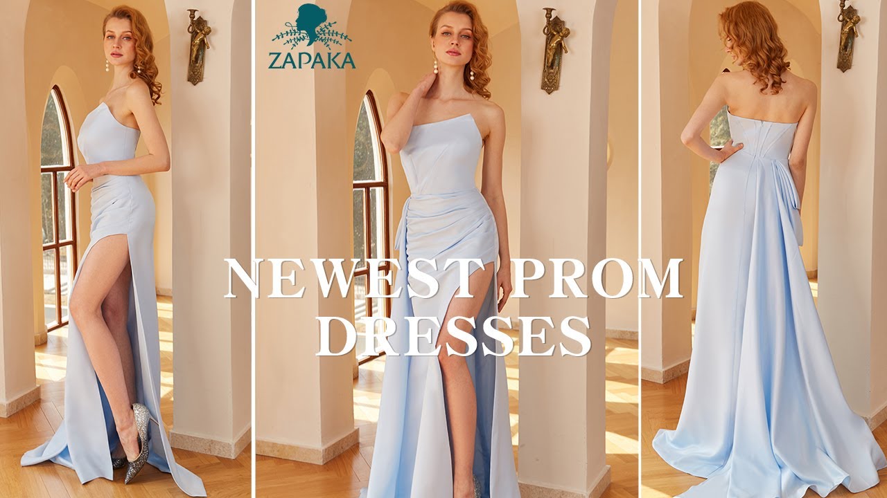 open lace back dress ZAPAKA Women Tulle Prom Dress with Embroidery Halter A Line Sleeveless  Party Dress