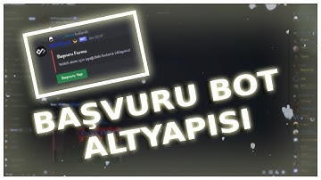 DISCORD BAŞVURU BOTU ALTYAPISI V14 + SLASH