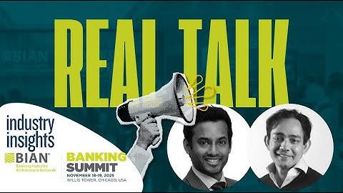 BIAN Banking Summit - FULL LENGTH INTERVIEW Arnab Mitra, Programme Manager at BIAN