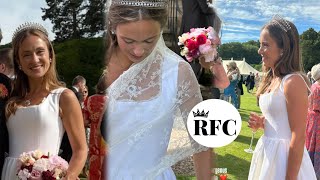 Wedding Reception of Lady Marina Windsor and Nico Macauley at Hovingham Hall 