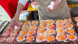 japanese street food - OSAKA-YAKI (mini okonomiyaki) by Siglex 2,129 views 2 months ago 8 minutes, 11 seconds
