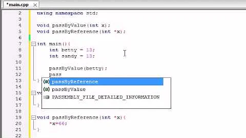 C++ Programming - 39 - Pass by Reference with Pointers