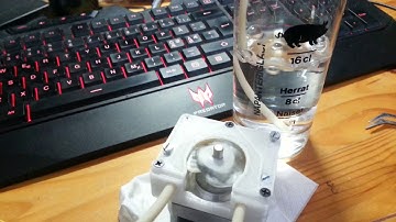 3D printed peristaltic pump Nema 17 - more info
