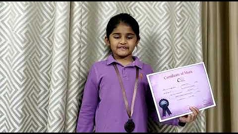 Anaahita Yadav of Shiv Nadar School, Gurugram, secured State Ranks in CREST Olympiads exams.