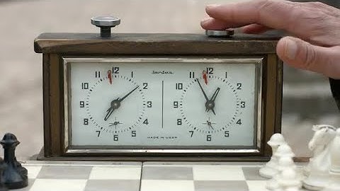 Chess Clock Stock Video