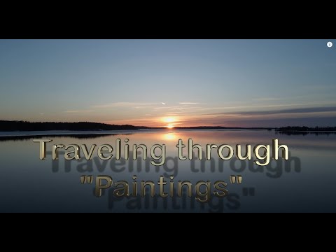 Stunning sunset and totally calm water - Relaxing music and 4k video scenery