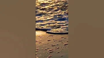 لما الموج يحضن قلبك استمع لهذا الهدوء واسمع الحزن يروح صوت البحر يلمس القلب 