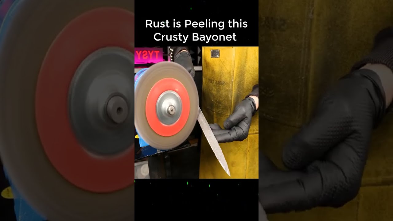 Rust Is Peeling This Crusty Bayonet Repair Mechanic