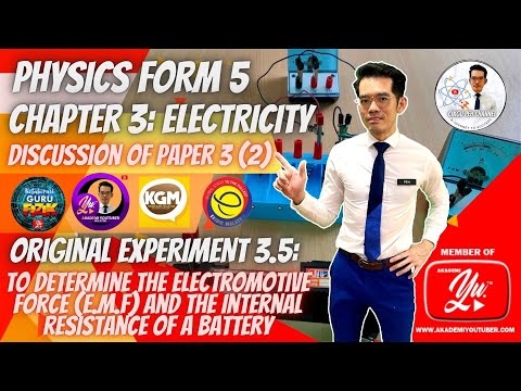 SPM PHYSICS PAPER 3 2021 | Exp. 3.5: To determine E.M.F and internal resistance of a dry cell #Ep.2