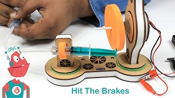 Hit the Brakes | 25+ DIY STEM Projects Kit for Kids 5+ yrs with Electric Motor, Science Experiments