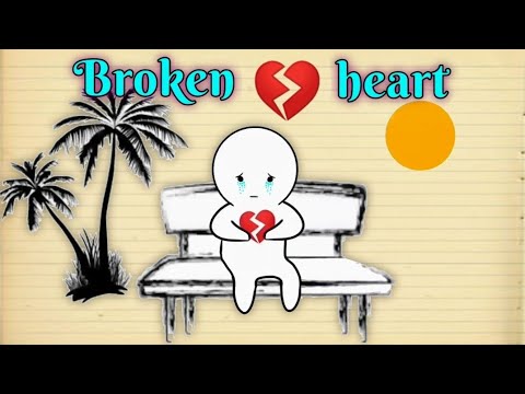 The Broken heart - A Cute Love story | Animated heart Touching love story | Cartoon Love video