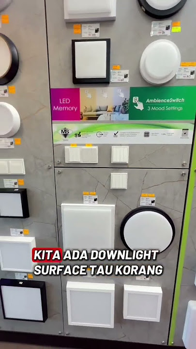 #lampu #downlights #surfacelight #interiordesign #transformyourhome #newstylelighting #melaka