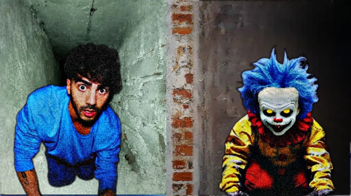 HAY UN PAYASO NIÑO EN EL TÚNEL DE MI CASA