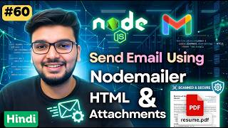 Nodemailer in Node.js Send HTML Emails + PDF Attachments | Send Emails with HTML & PDF