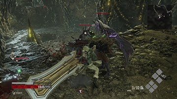 Code Vein - Ashen Cavern Entrance Path to Towering Crags: Rubelite Piercer, The Lost (2019)