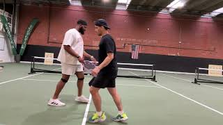 Eastside Paddle Club Open Play with Sam Oduche, Geo, and Maurice "The Grease" Pickleball Game 2/5