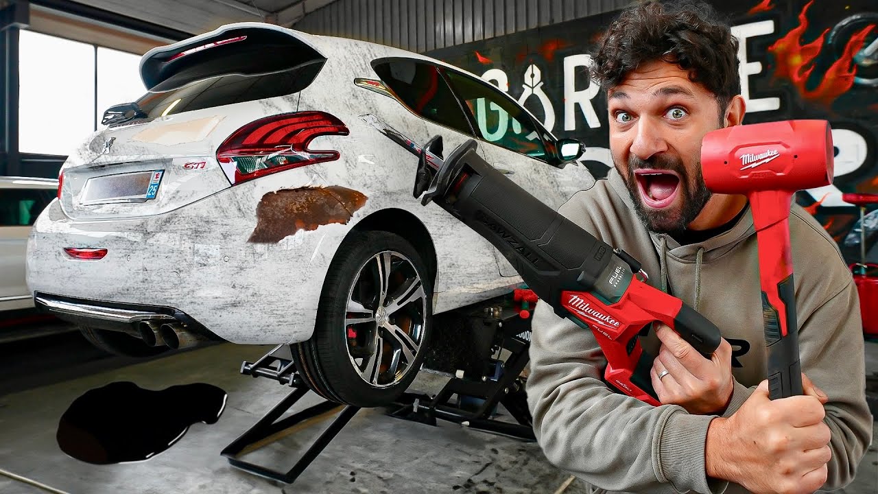 ON REMET À NEUF CETTE 208 GTI LAISSÉE 3 ANS SOUS UN ARBRE !