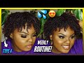 My Weekly Natural Hair Routine | How I Make My Curls Last! (Awkward Length) | JOYNAVON